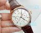 Replica IWC Portuguese White Dial Brown Leather Strap Watch (2)_th.jpg